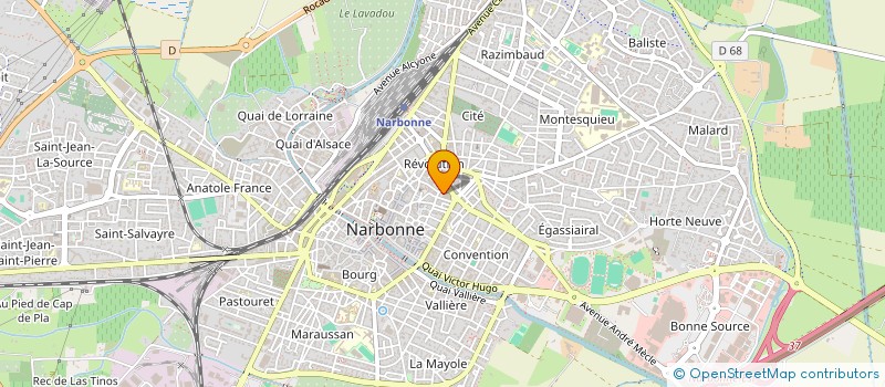 localisation de l'entreprise SOCIETE CIVILE PATRIMONIALE T2M à NARBONNE