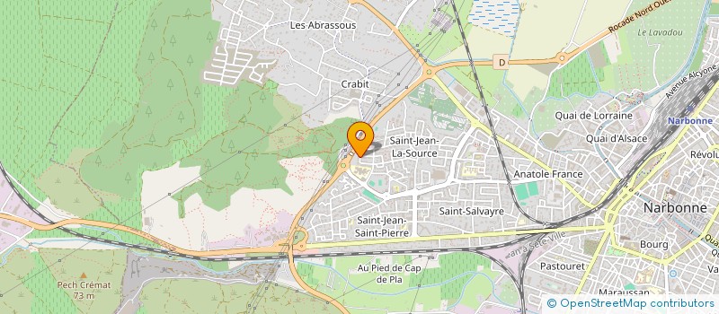 localisation de l'entreprise SOCIETE CIVILE PATRIMONIALE VEJEAN à NARBONNE