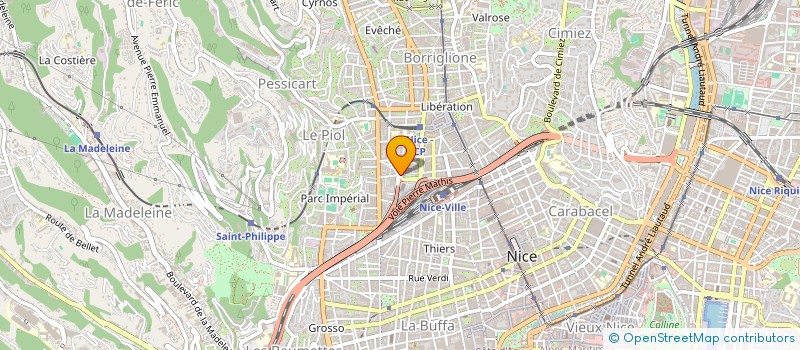 localisation de l'entreprise SOCIETE CIVILE PAUSELLI II à NICE