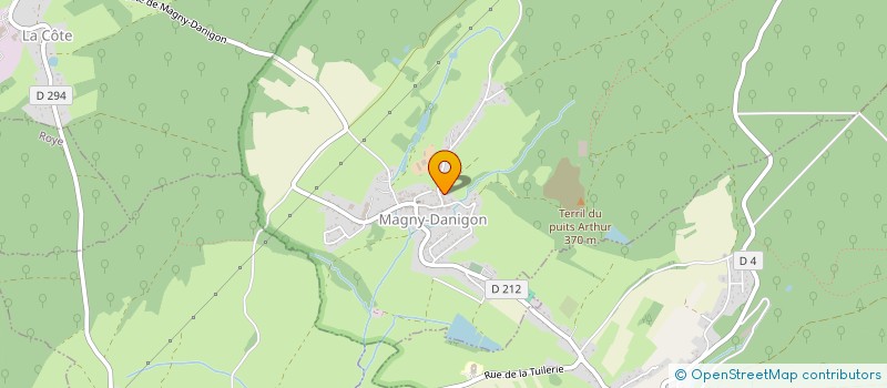 localisation de l'entreprise SOCIETE CIVILE PAVEVA  MAGNY-DANIGON