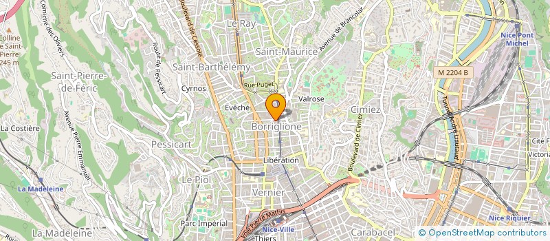 localisation de l'entreprise SOCIETE CIVILE PAX à NICE