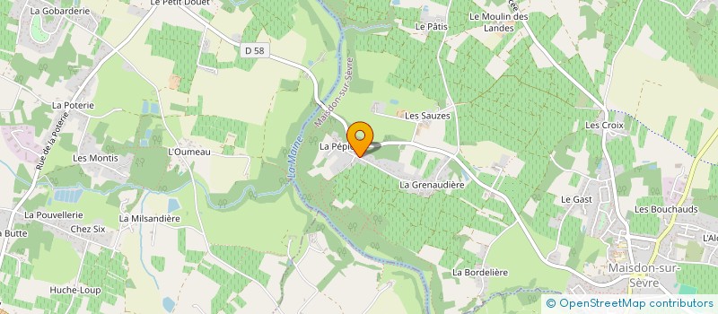 localisation de l'entreprise SOCIETE CIVILE PB  SAINT-FIACRE-SUR-MAINE