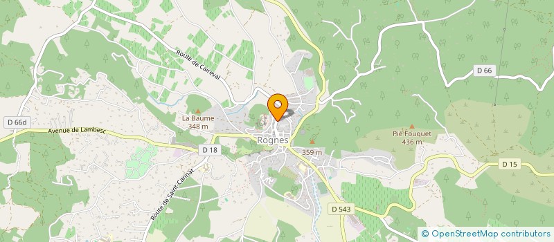 localisation de l'entreprise SOCIETE CIVILE PCRP  ROGNES