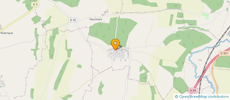 localisation de l'entreprise SOCIETE CIVILE PECHEUX-COP  TOULIGNY