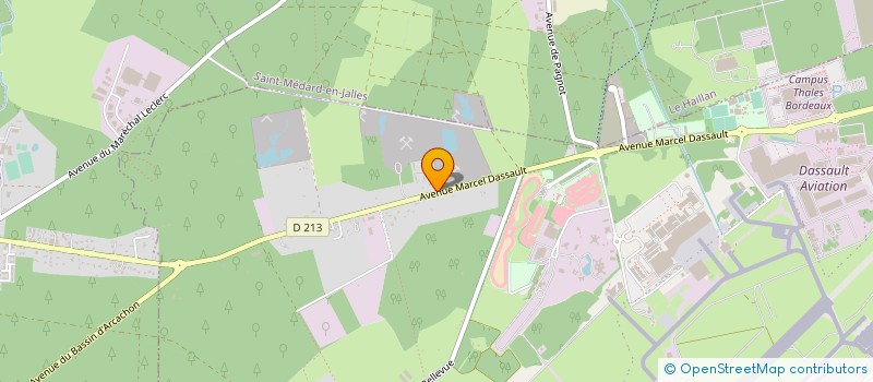 localisation de l'entreprise SOCIETE CIVILE PEES MARTIN à MERIGNAC