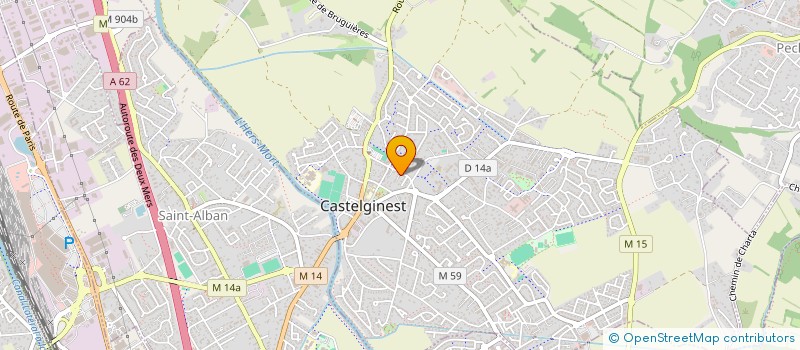 localisation de l'entreprise SOCIETE CIVILE PELMARD F  CASTELGINEST