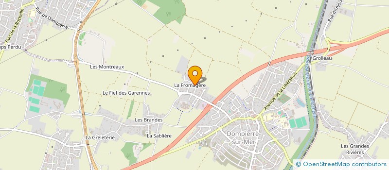 localisation de l'entreprise SOCIETE CIVILE PEP ROBIN  DOMPIERRE-SUR-MER