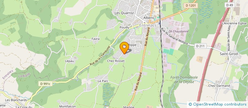 localisation de l'entreprise SOCIETE CIVILE PETIT MERLE  ENTRELACS