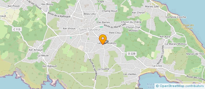 localisation de l'entreprise SOCIETE CIVILE PETR'YEU  ILE-D'YEU (L')