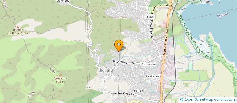 localisation de l'entreprise SOCIETE CIVILE PETRELLE à BIGUGLIA
