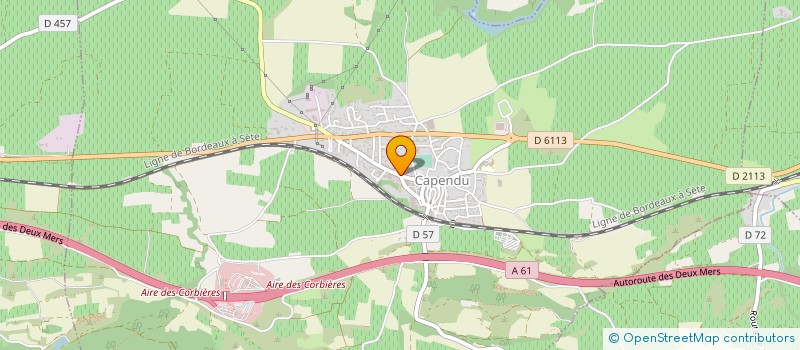 localisation de l'entreprise SOCIETE CIVILE PHARMALARIC  CAPENDU