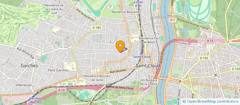 localisation de l'entreprise SOCIETE CIVILE PHILOPTEC à SAINT-CLOUD