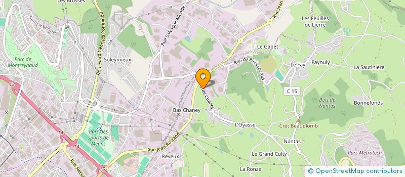 localisation de l'entreprise SOCIETE CIVILE PIERRE UNAL  SAINT-JEAN-BONNEFONDS