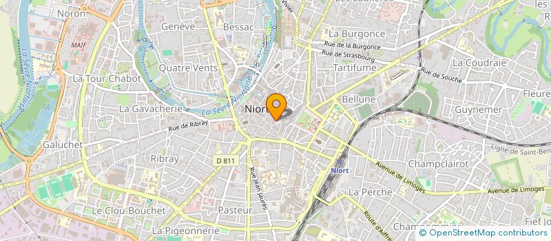 localisation de l'entreprise SOCIETE CIVILE PIGALLANT  NIORT