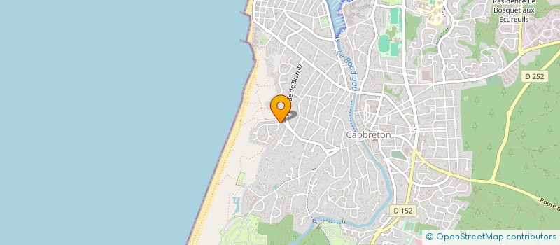 localisation de l'entreprise SOCIETE CIVILE PILLETTE à CAPBRETON