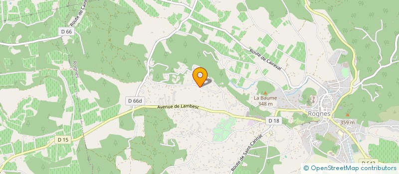 localisation de l'entreprise SOCIETE CIVILE PKBC2  ROGNES