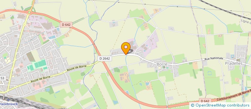 localisation de l'entreprise SOCIETE CIVILE PLEIN SUD  BORRE