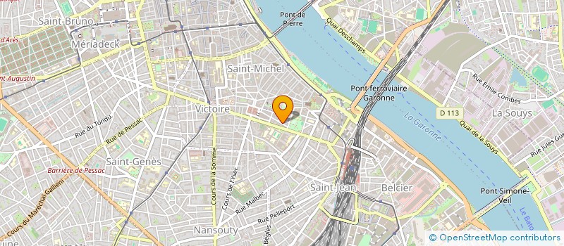 localisation de l'entreprise SOCIETE CIVILE PLSA  BORDEAUX