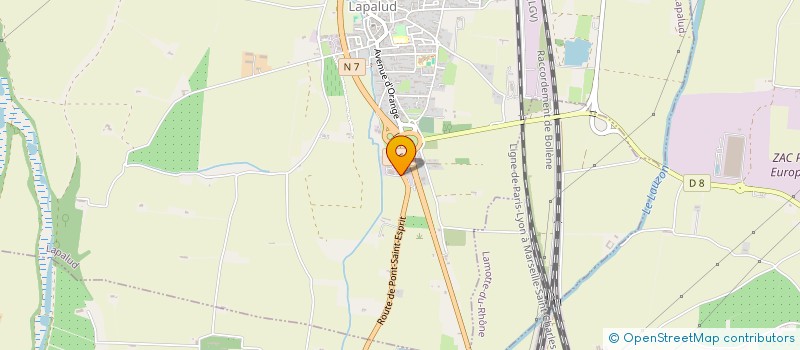 localisation de l'entreprise SOCIETE CIVILE POMPADOUR  LAPALUD