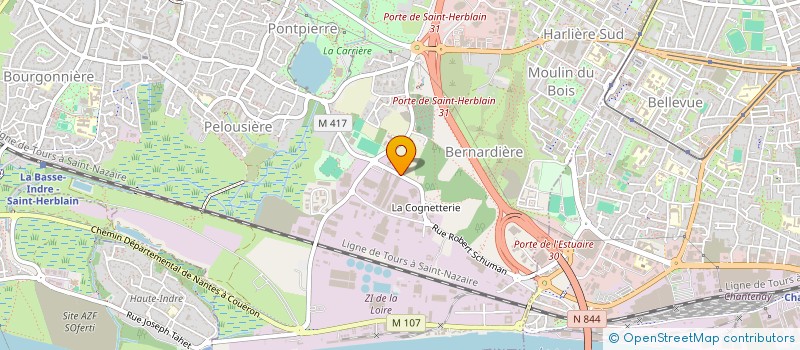 localisation de l'entreprise SOCIETE CIVILE POMPIERRE à SAINT-HERBLAIN
