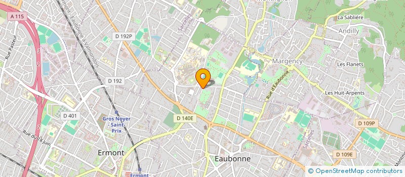 localisation de l'entreprise SOCIETE CIVILE POPOTEYE à EAUBONNE