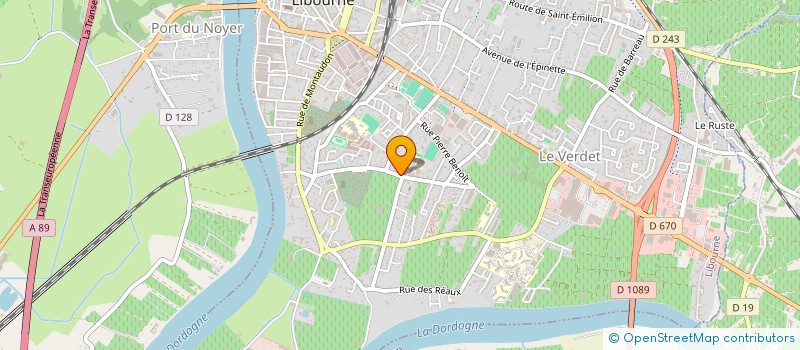 localisation de l'entreprise SOCIETE CIVILE PORT DE NOUGUEY  LIBOURNE