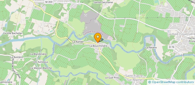 localisation de l'entreprise SOCIETE CIVILE PORT SEM  SAINT-FIACRE-SUR-MAINE