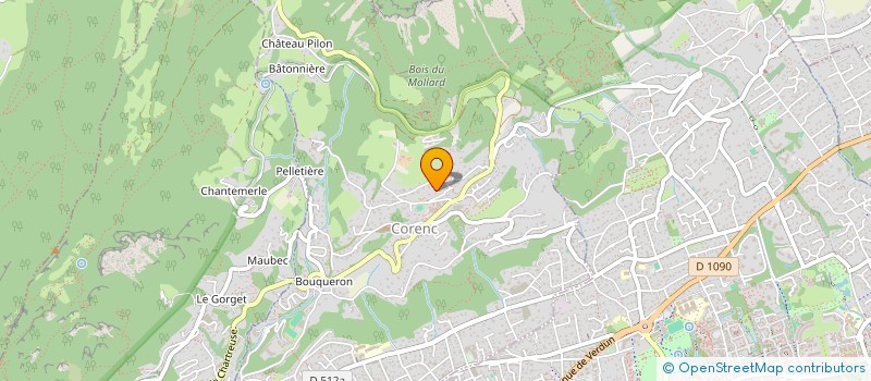 localisation de l'entreprise SOCIETE CIVILE PORTE DU GRESIVAUDAN  CORENC