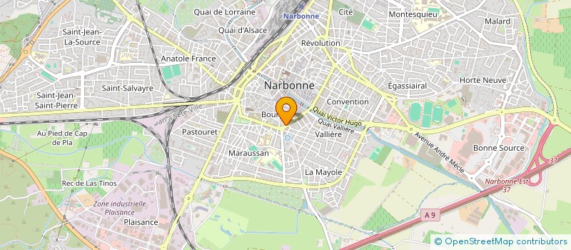 localisation de l'entreprise SOCIETE CIVILE PROFESIONNELLE DE CHIRURGIEN DENTISTE DU DOCTEUR LAURENT LOISEL  NARBONNE