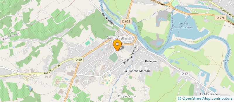 localisation de l'entreprise SOCIETE CIVILE PROFESSIONNELLE BARNIET-JOURDAIN  SAINT-AIGNAN