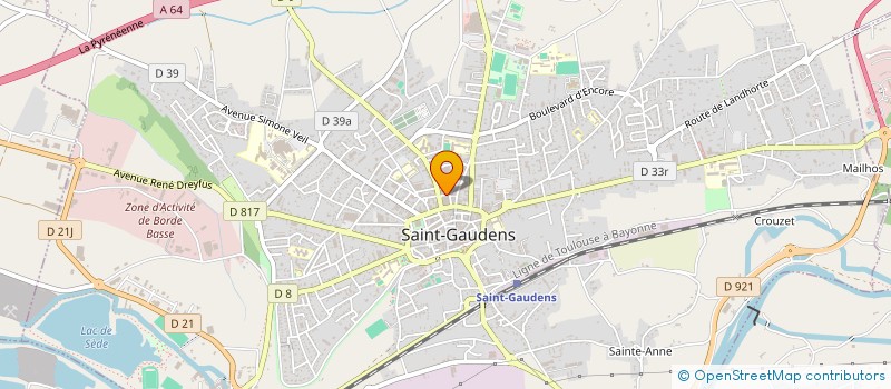 localisation de l'entreprise SOCIETE CIVILE PROFESSIONNELLE BERNARD BENDENOUN - ALEXANDRE BARTHE - ELODIE LERISSON, COMMISSAIRES DE JUSTICE ASSOCIES à SAINT-GAUDENS