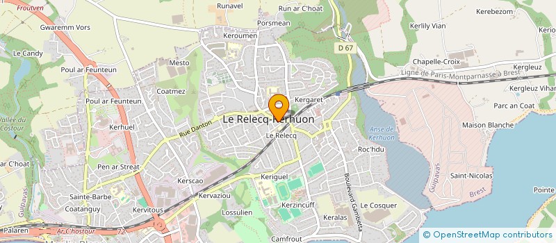 localisation de l'entreprise SOCIETE CIVILE PROFESSIONNELLE CABINET INFIRMIER FONTAINE - PERSON à LE RELECQ-KERHUON