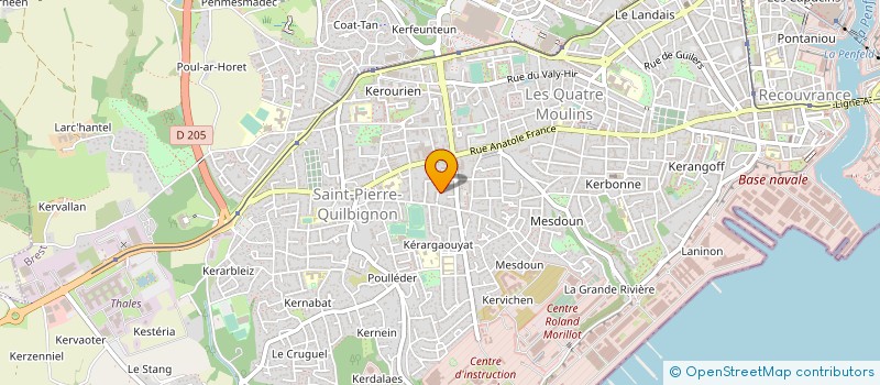 localisation de l'entreprise SOCIETE CIVILE PROFESSIONNELLE CLEUZIOU à BREST