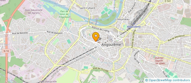 localisation de l'entreprise SOCIETE CIVILE PROFESSIONNELLE D'AVOCATS BENETEAU à ANGOULEME