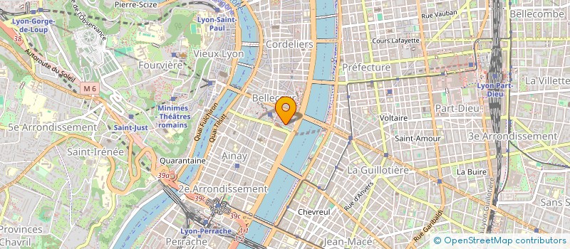 localisation de l'entreprise SOCIETE CIVILE PROFESSIONNELLE D'AVOCATS BOHE-CHOUVELLON-MUGNIER  LYON