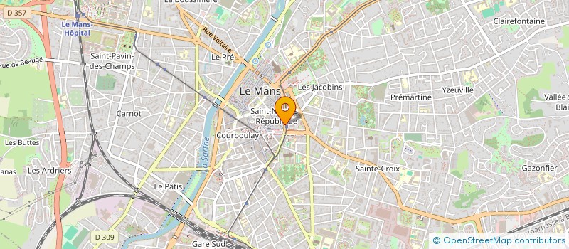 localisation de l'entreprise SOCIETE CIVILE PROFESSIONNELLE D'AVOCATS CLAUDE PLAISANT - PASCALE FOURMOND - MICHAELLE VERDIER  LE MANS