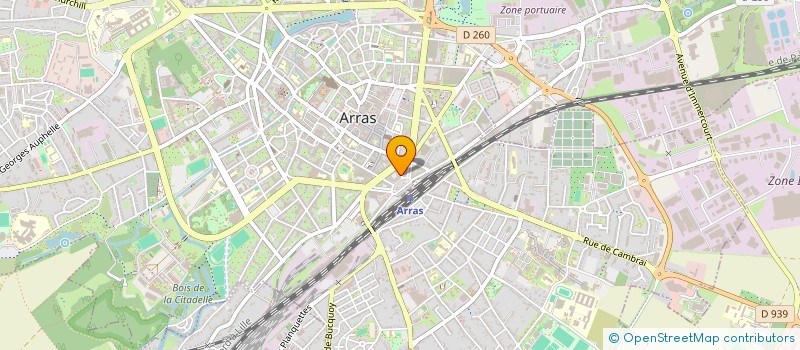 localisation de l'entreprise SOCIETE CIVILE PROFESSIONNELLE D'AVOCATS DANIELE SCAILLIEREZ à ARRAS