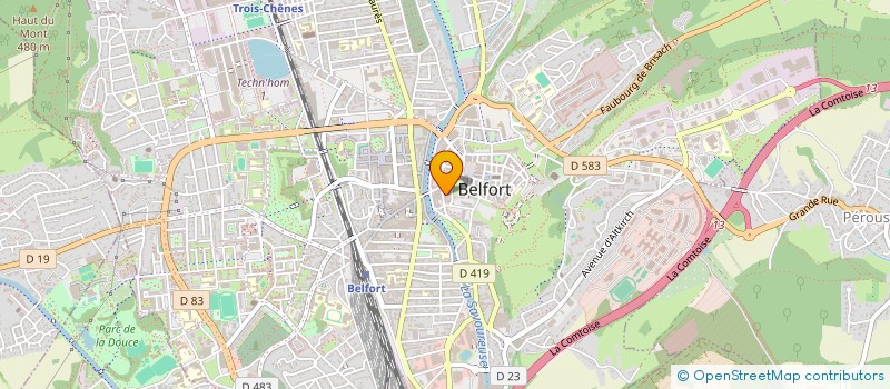 localisation de l'entreprise SOCIETE CIVILE PROFESSIONNELLE D'AVOCATS DAREY ROBIN à BELFORT