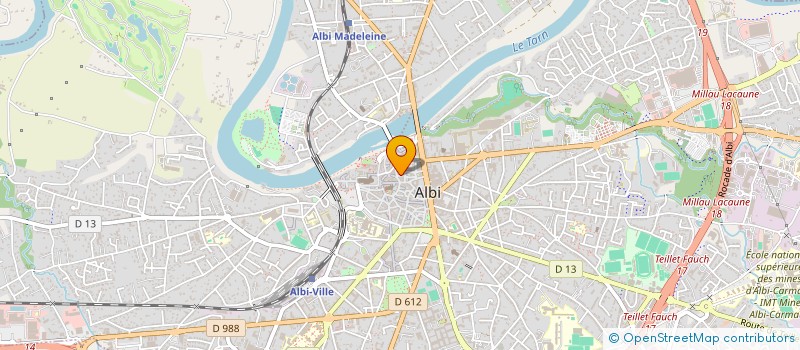 localisation de l'entreprise SOCIETE CIVILE PROFESSIONNELLE D'AVOCATS HERVE FOURNIE à ALBI