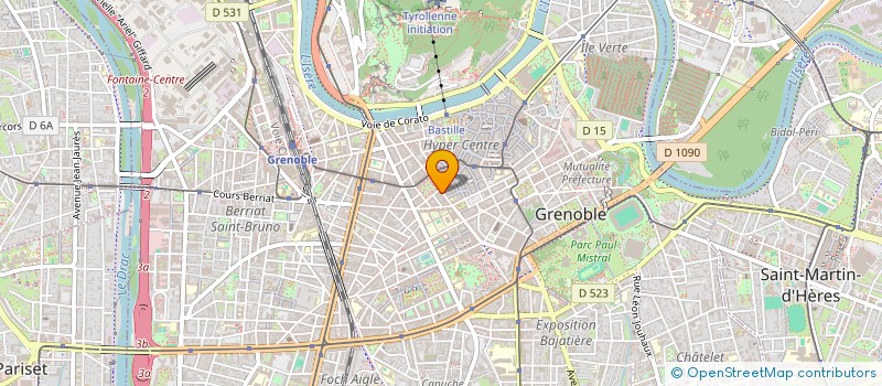 localisation de l'entreprise SOCIETE CIVILE PROFESSIONNELLE D' AVOCATS LACHAT- MOURONVALLE  GRENOBLE