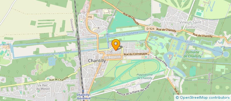 localisation de l'entreprise SOCIETE CIVILE PROFESSIONNELLE D'AVOCATS SERGE LEQUILLERIER - FREDERIC GARNIER  CHANTILLY