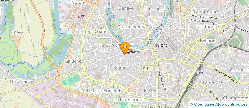 localisation de l'entreprise SOCIETE CIVILE PROFESSIONNELLE D'INFIRMIERES BOURGEOIS-FAGOT/QUINTARD/BLANCHARD/BONNET/ AUMONT à NIORT