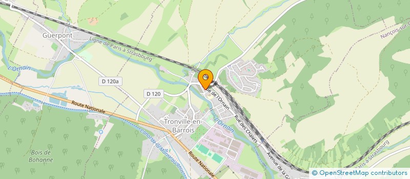 localisation de l'entreprise SOCIETE CIVILE PROFESSIONNELLE D'INFIRMIERES COLLOT LEBEGUE BRIAT GINTZ & AUTRES à TRONVILLE-EN-BARROIS