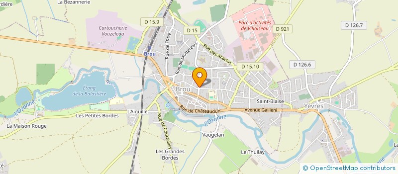 localisation de l'entreprise SOCIETE CIVILE PROFESSIONNELLE D'INFIRMIERES COUSIN - BILLARD - MAUBERT à BROU
