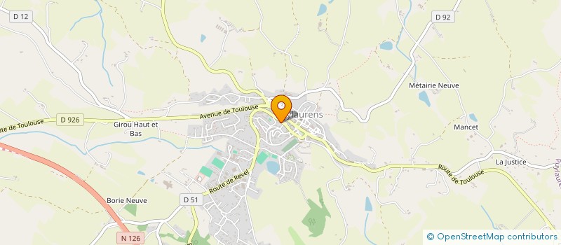 localisation de l'entreprise SOCIETE CIVILE PROFESSIONNELLE D'INFIRMIERES DARBOT, OURLIAC, BRESSOLLES  PUYLAURENS