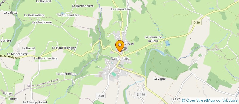 localisation de l'entreprise SOCIETE CIVILE PROFESSIONNELLE D'INFIRMIERES FOUQUE-GUYOT-LECOMTE  SAINT-POIS