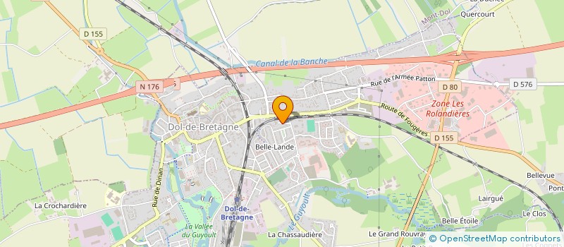 localisation de l'entreprise SOCIETE CIVILE PROFESSIONNELLE D'INFIRMIERES FROYER-DUBOIS-DAOUST-QUEMERAIS-PICHON  DOL-DE-BRETAGNE