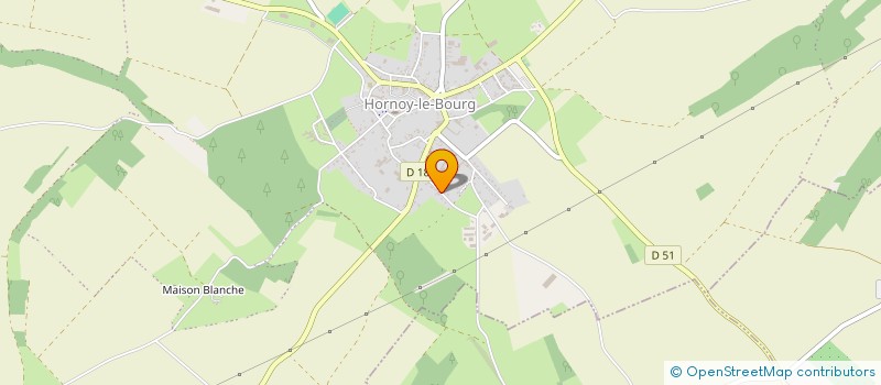 localisation de l'entreprise SOCIETE CIVILE PROFESSIONNELLE D'INFIRMIERES PAILLET-HUIGNEZ-VISSE-DOUCHET  HORNOY-LE-BOURG