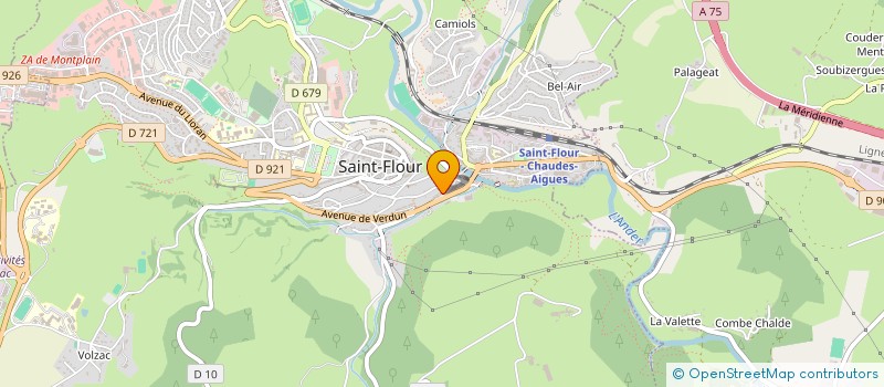 localisation de l'entreprise SOCIETE CIVILE PROFESSIONNELLE D'INFIRMIERES PERRIN - REVERSAT ALRIC -DESEGHER à SAINT-FLOUR