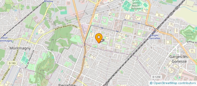 localisation de l'entreprise SOCIETE CIVILE PROFESSIONNELLE D'INFIRMIERES ROGER-BENET-MOATTY-REMY  SARCELLES